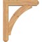 Ekena Millwork Thorton Craftsman Smooth Bracket w/ Offset Brace, Western Red Cedar, 5 1/2"W x 24"D x 28"H BKT0604X24X28THR04SWR - alternate 2
